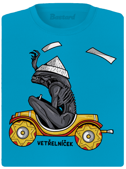 Vetřelníček dámské sportovní tričko Blue Atol