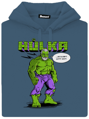 Hůlka dámská mikina klokanka Denim