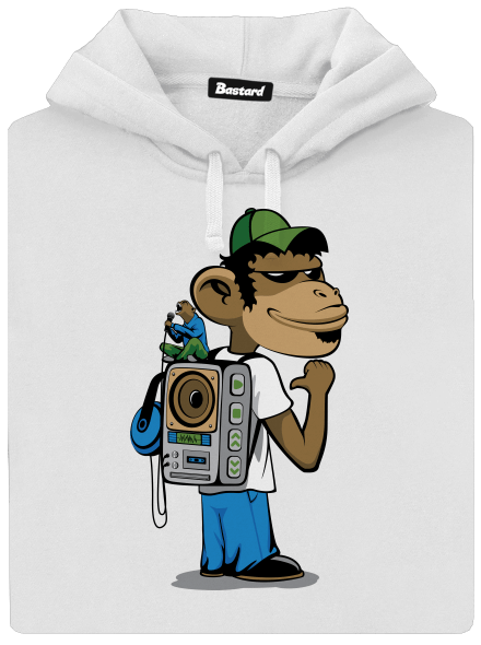 Boombox backpack dámská mikina klokanka White