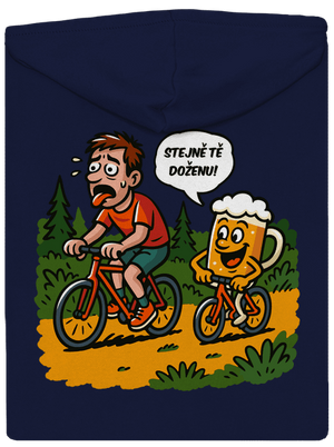 Doženu tě pánská mikina na zip Navy