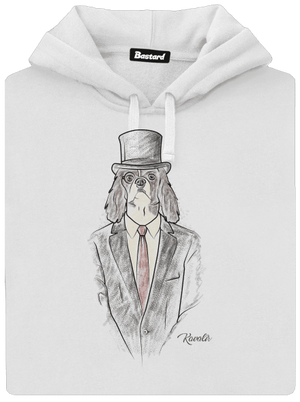 Kavalír dámská mikina klokanka White