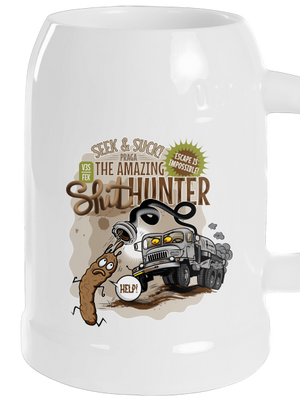 Shithunter půllitr White