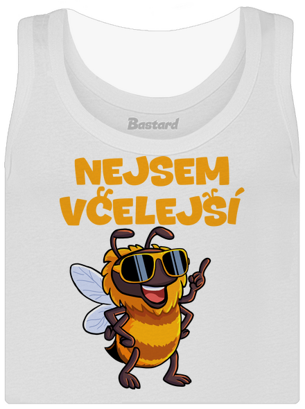 Nejsem včelejší dámské tílko klasické White