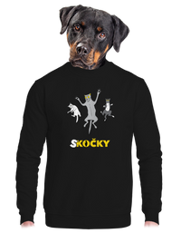 unisex mikina bez kapuce