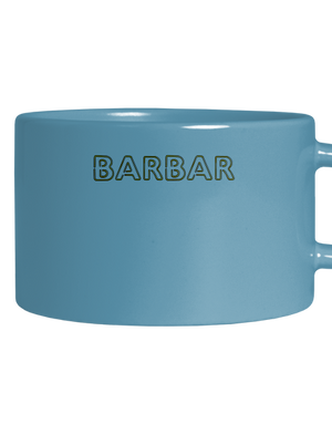 Barbar hrnek makronka Blue Macaron