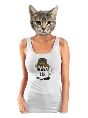 Kávalír dámské tílko klasické White