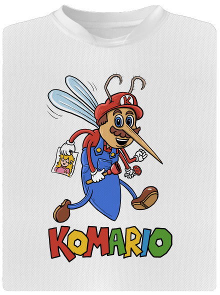 Komario dětské sportovní tričko White