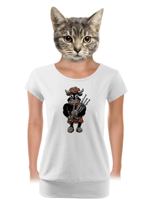 dámské tričko s lemem