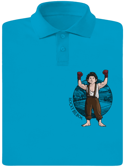 Rocky Bilboa pánská polokošile Blue Atol