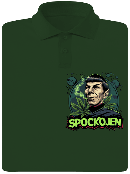 Spockojen pánská polokošile Bottle Green Mal