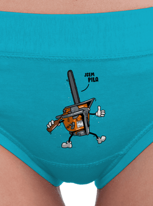 Jsem pila dámské kalhotky Turquoise