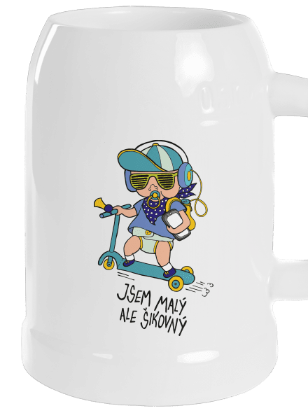 Jsem malý, ale šikovný půllitr White