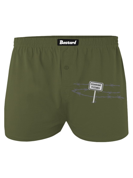 Soukromý pozemek pánské trenky Khaki