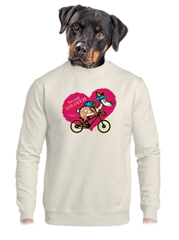 unisex mikina bez kapuce