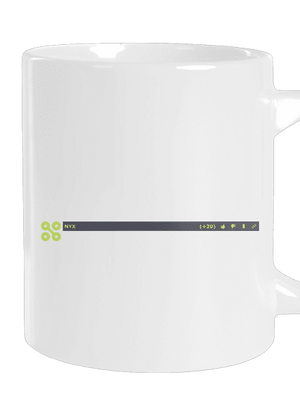 NYX lišta velký hrnek White