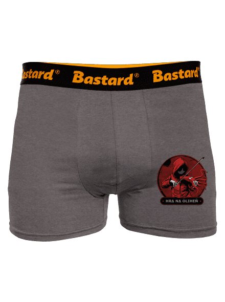 Hra na oliheň boxerky Gray Melange