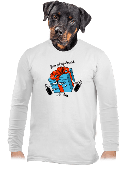 Dáreček pánské dlouhý rukáv White