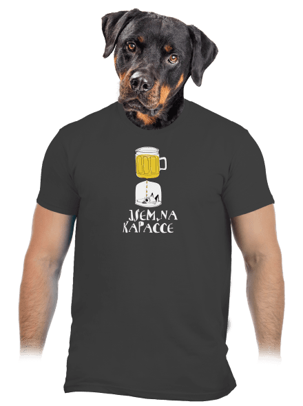 Jsem na kapačce pánské tričko Dark Grey