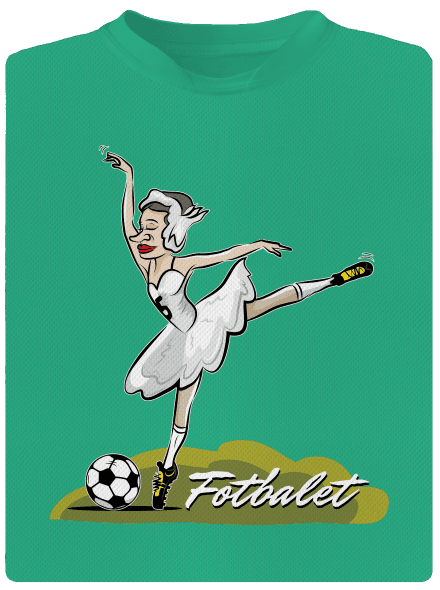 Fotbalet pánské sportovní tričko Mint Mal
