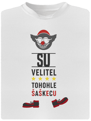 Velitel šaškecu pánské sportovní tričko White