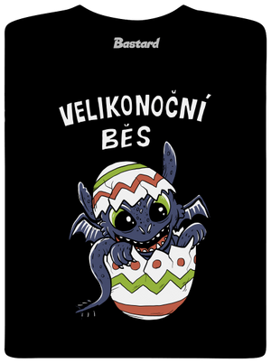 Velikonoční běs pánské tričko Black