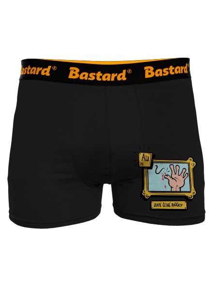 Zlaté české ručičky boxerky Black