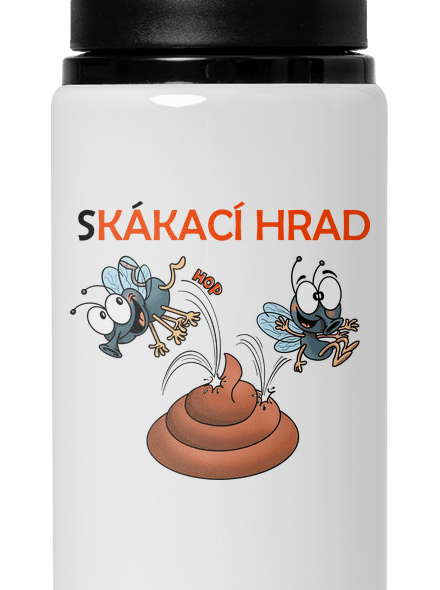 Skákací hrad lahev na vodu White