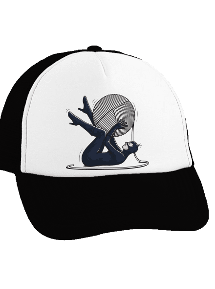 Catwoman kšiltovka truckerka Black cap