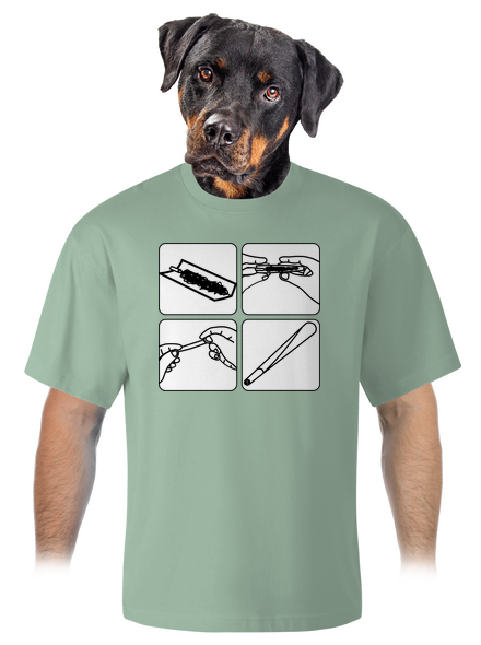 Joint unisex tričko oversized Sage