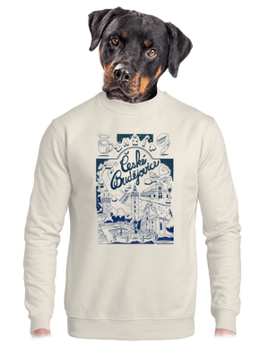 unisex mikina bez kapuce