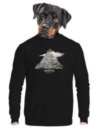 unisex mikina bez kapuce
