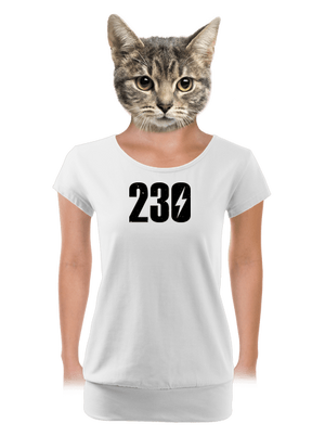 dámské tričko s lemem