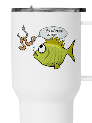 Ryba a žížala termohrnek White