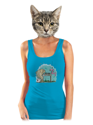 Zase neberou dámské tílko klasické Blue Atol