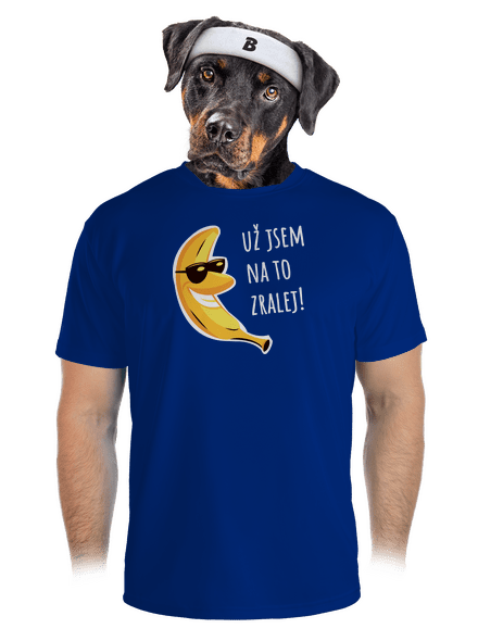 Jsem zralej pánské sportovní tričko Royal Blue Mal
