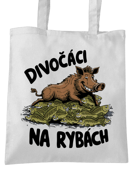 Divočáci na rybách taška White