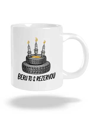 Beru to s rezervou velký hrnek White