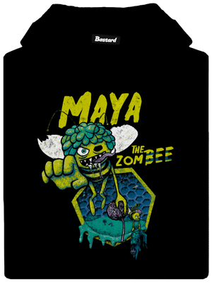 Zombee Mája dámská mikina klokanka Black