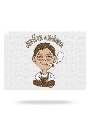 Jeníček a mařenka puzzle White