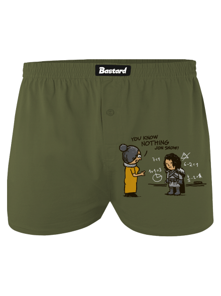 You Know Nothing pánské trenky Khaki