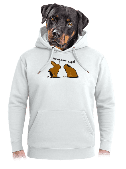 Bolí mě prdel unisex mikina premium Snowwhite