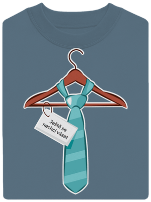 Nechci se vázat unisex mikina bez kapuce Nordic Blue