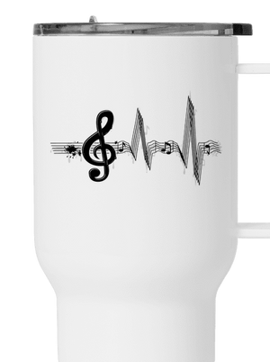 Žiju muzikou termohrnek White