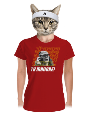 B18: Jiří Kára dámské sportovní tričko Red Mal