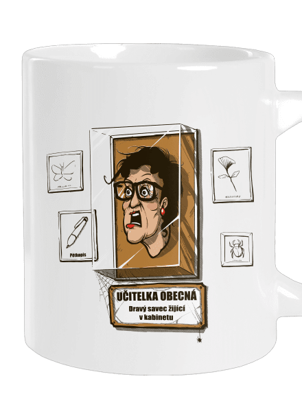 Učitelka obecná velký hrnek White