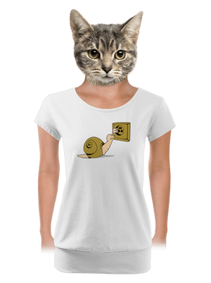 dámské tričko s lemem