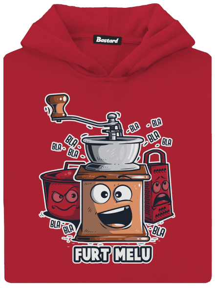 Mlýnek dětská mikina klokanka Fire Red
