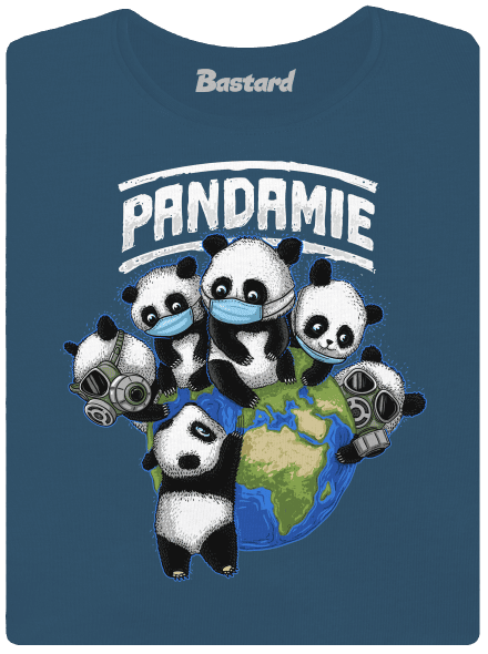 Pandamie dámské tričko premium Petrol Blue