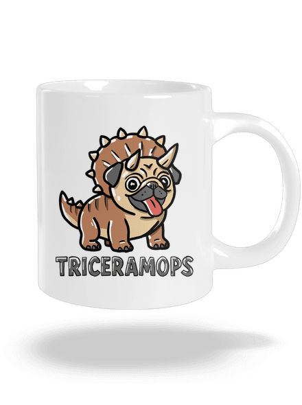 Triceramops velký hrnek White