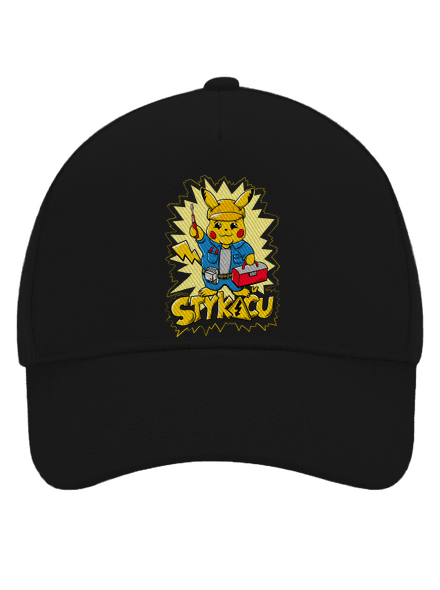 Stykaču kšiltovka baseballka Black